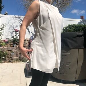 Off white top, size 8 by Cabi